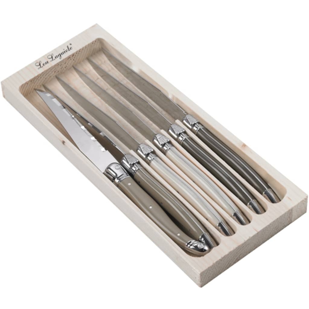 Lou Laguiole 6-delige Steakmessenset Tradition meerkleurig