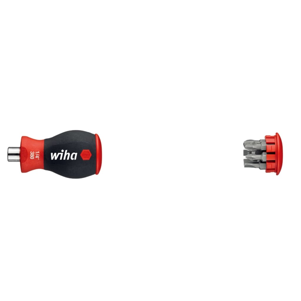 Wiha Schroevendraaier met bitmagazijn 1/4" SB 3801 01