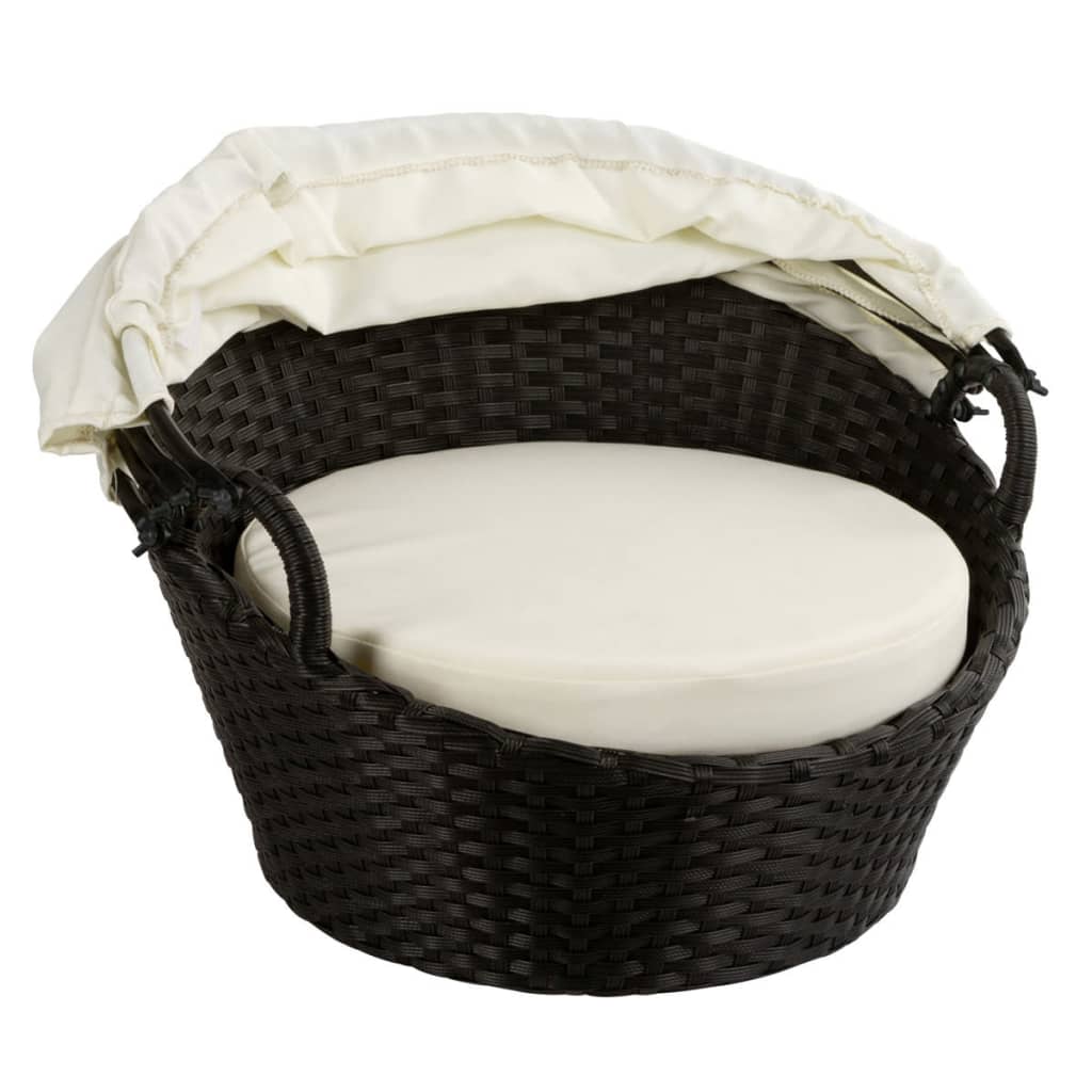 Kerbl Kattenmand Chillout 48x44x54 cm zwart en wit 81552