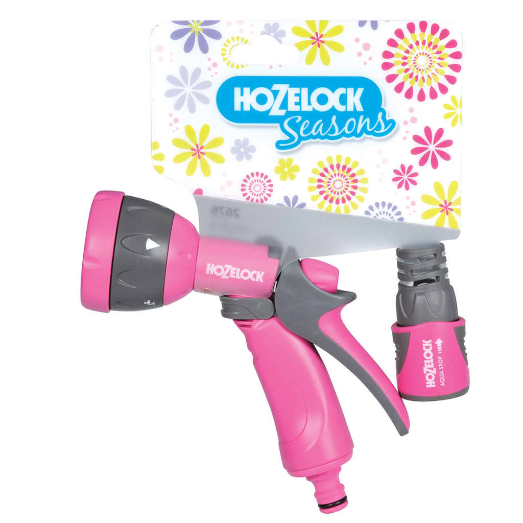 Hozelock Seasons multifunctionele pistoolbroes roze 2676 6720
