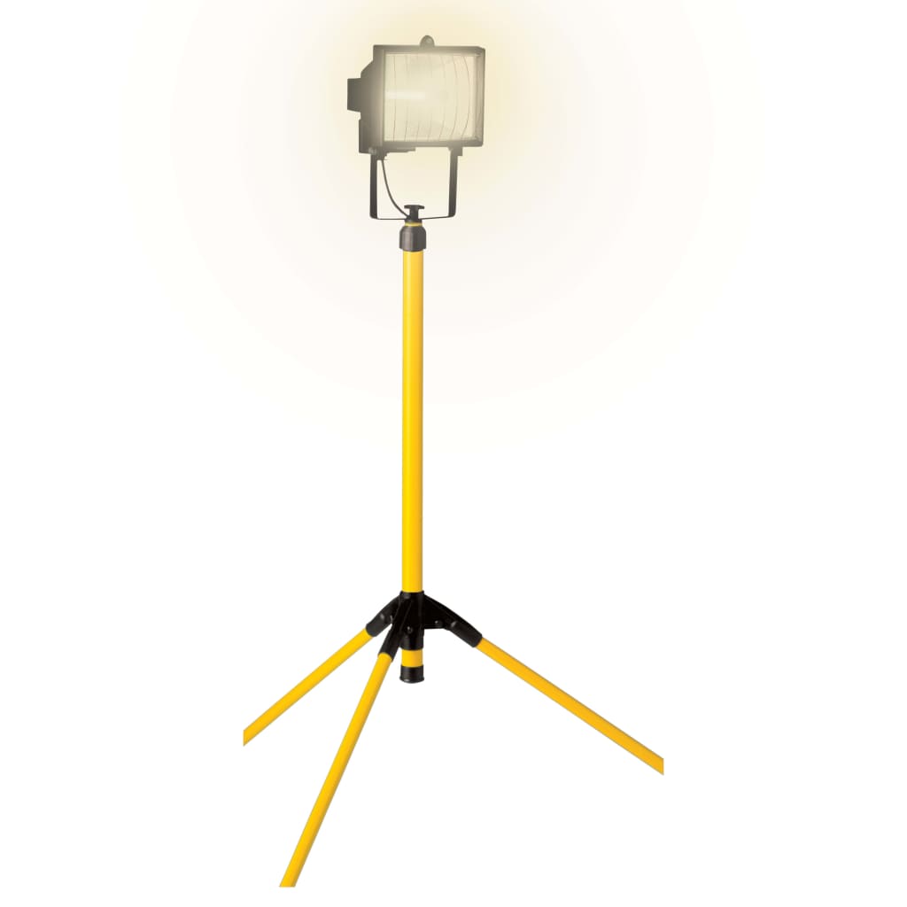 Smartwares Werklamp halogeen 17,7x17,7x105-192 cm geel