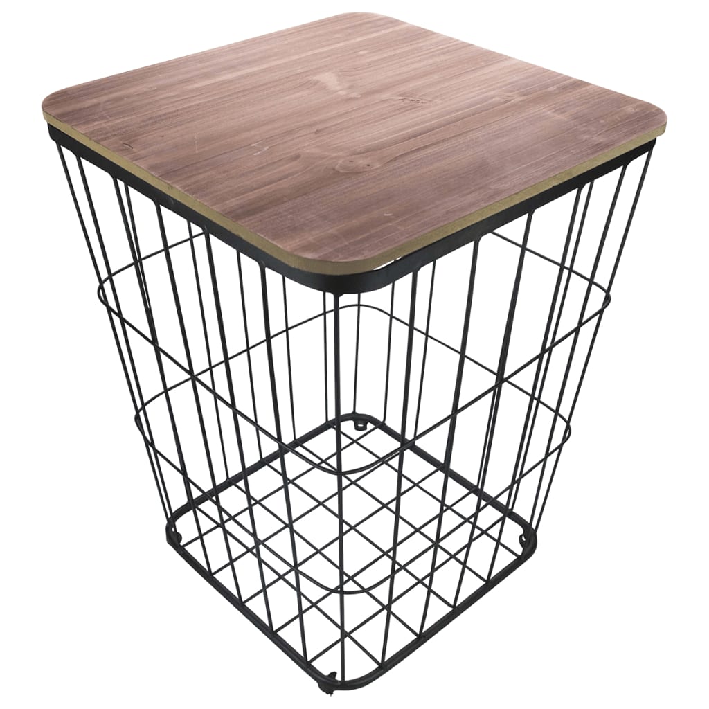 Gusta Bijzettafel zwart 38,5x38,5x52 cm metaal 04310980