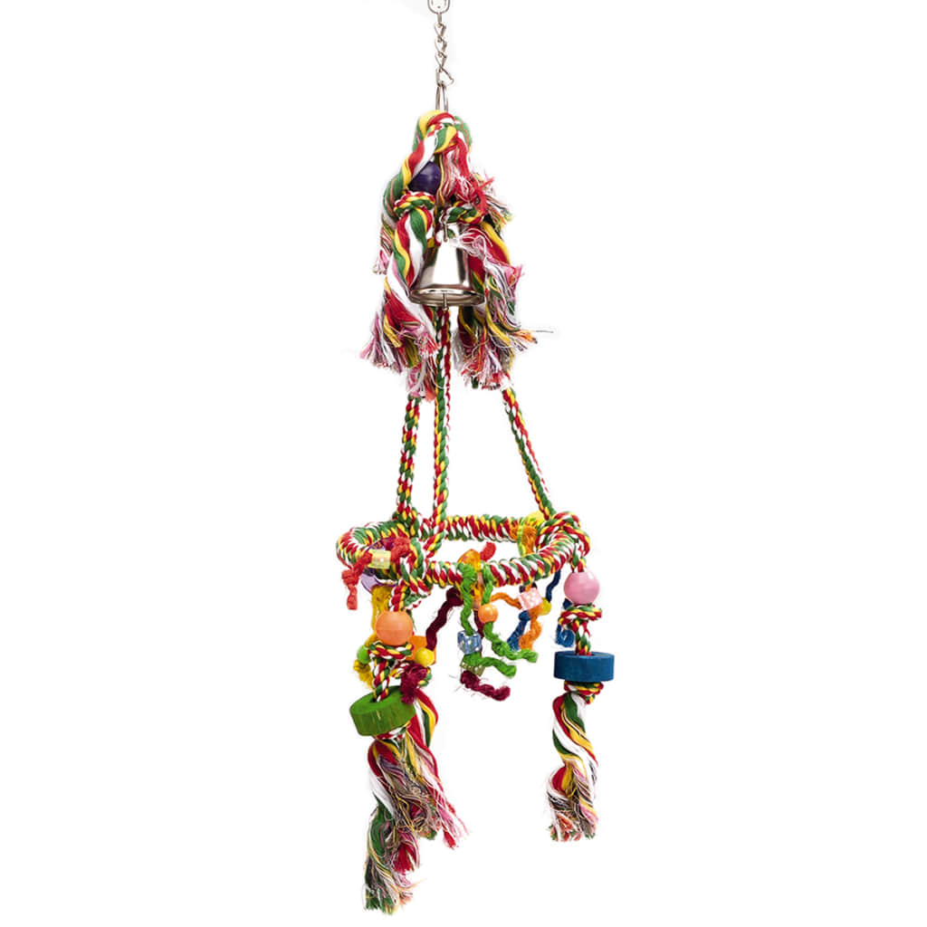 Beeztees Carousel vogelschommel 20x67 cm katoen 5168