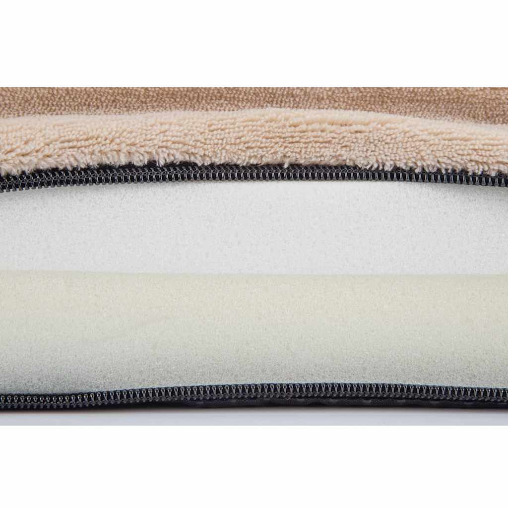 Beeztees Hondenbed beige 70 x 45 x 6 cm traagschuim 707031