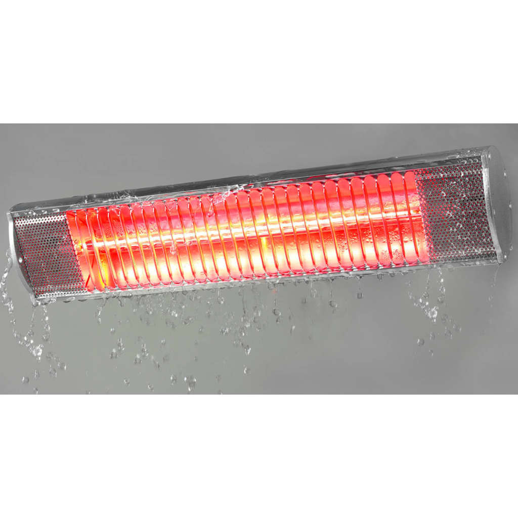 Eurom Terrasverwarmer Golden 1800 Comfort 1800 W zilver 333879