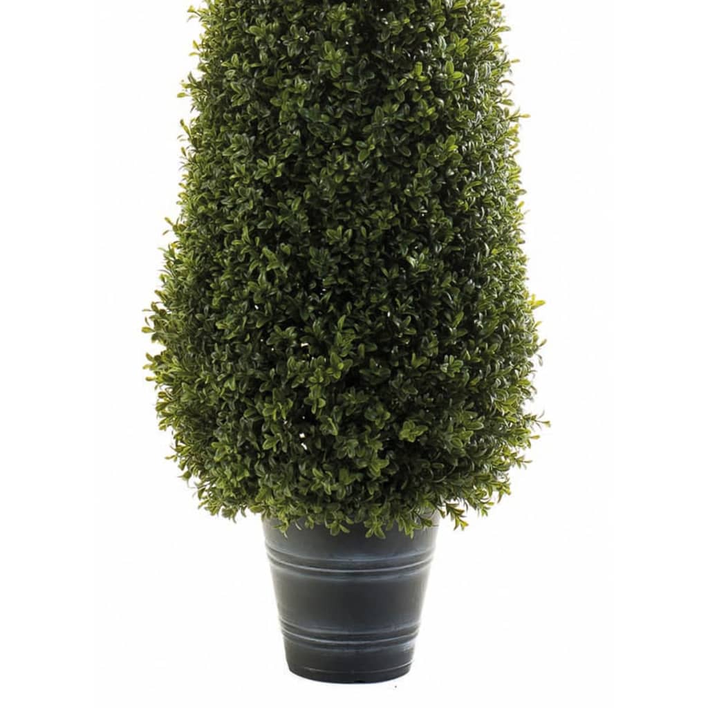 Emerald Kunstplant buxus piramide groen 95 cm 2 st 417632