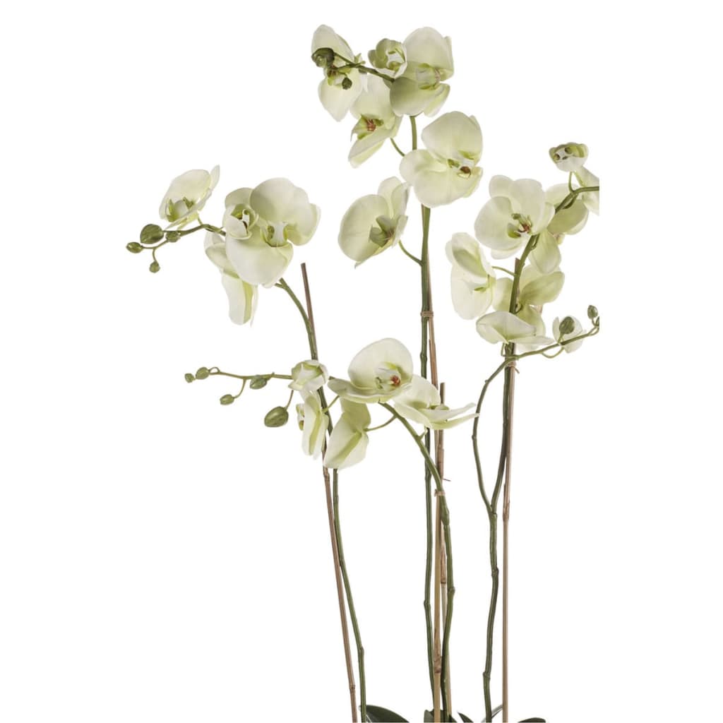 Emerald Kunstplant orchidee met mos lichtgroen 419148
