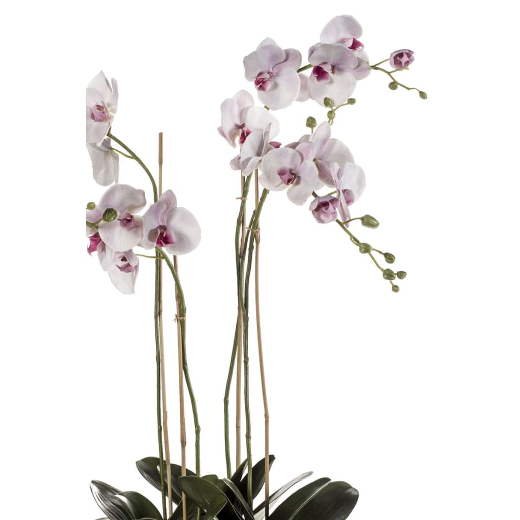 Emerald Kunstplant orchidee met mos lichtroze 419149