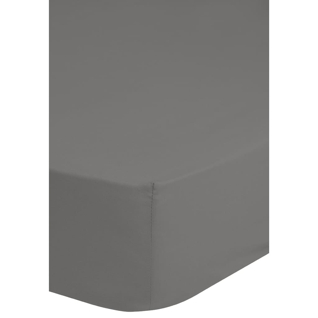 Emotion Hoeslaken strijkvrij 180x200 cm grijs 0220.03.46