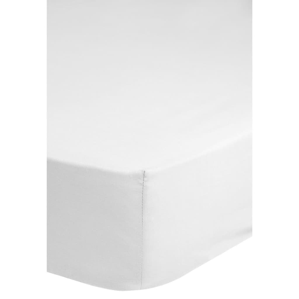 Emotion Hoeslaken strijkvrij 160x200 cm wit 0220.00.45