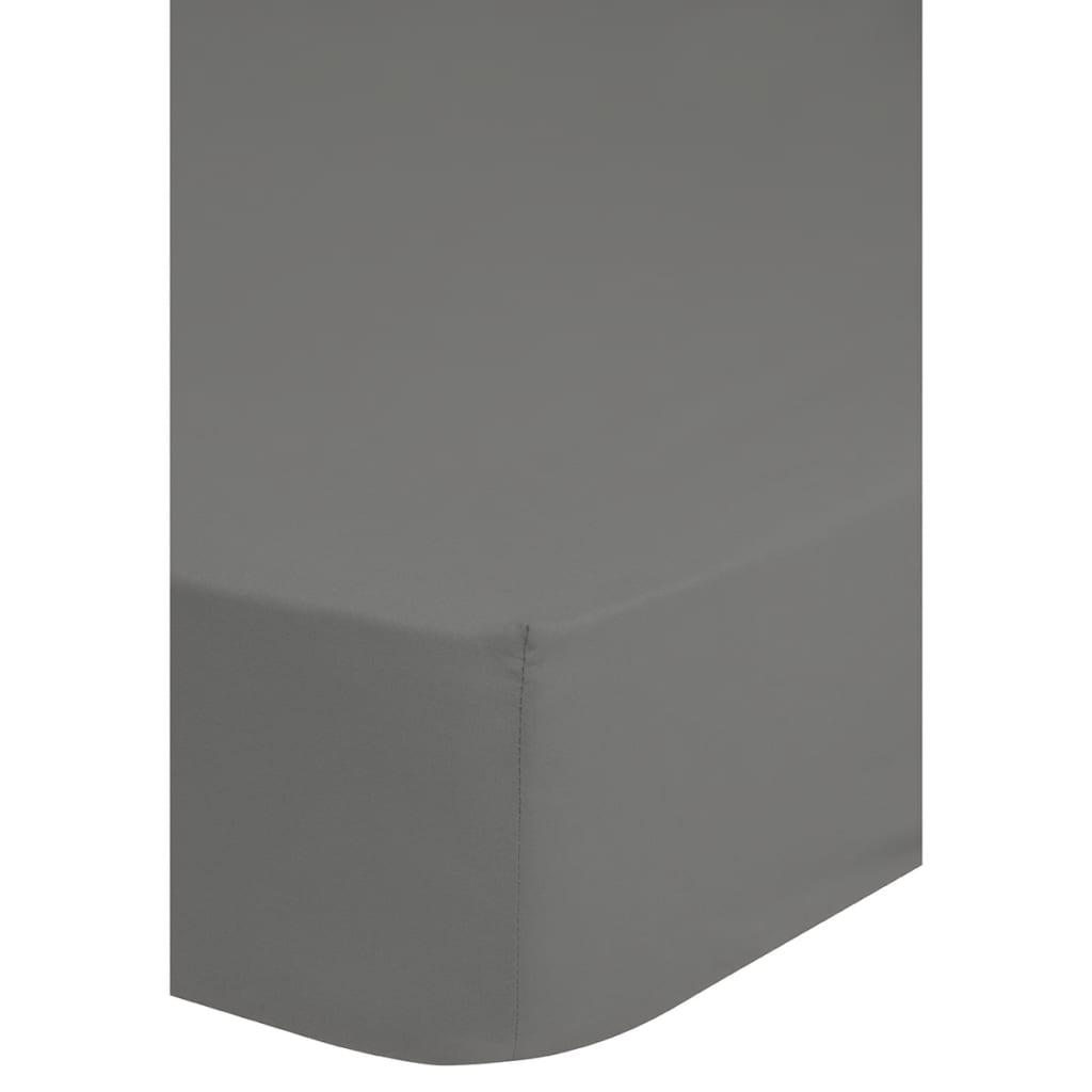 Emotion Hoeslaken strijkvrij 90x220 cm grijs 0220.03.43