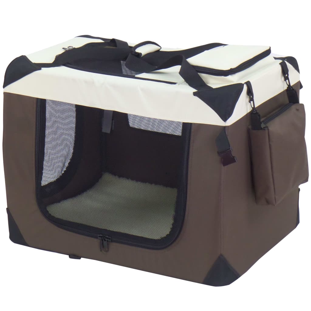 @Pet Hondendrager 90x61x65 cm nylon bruin