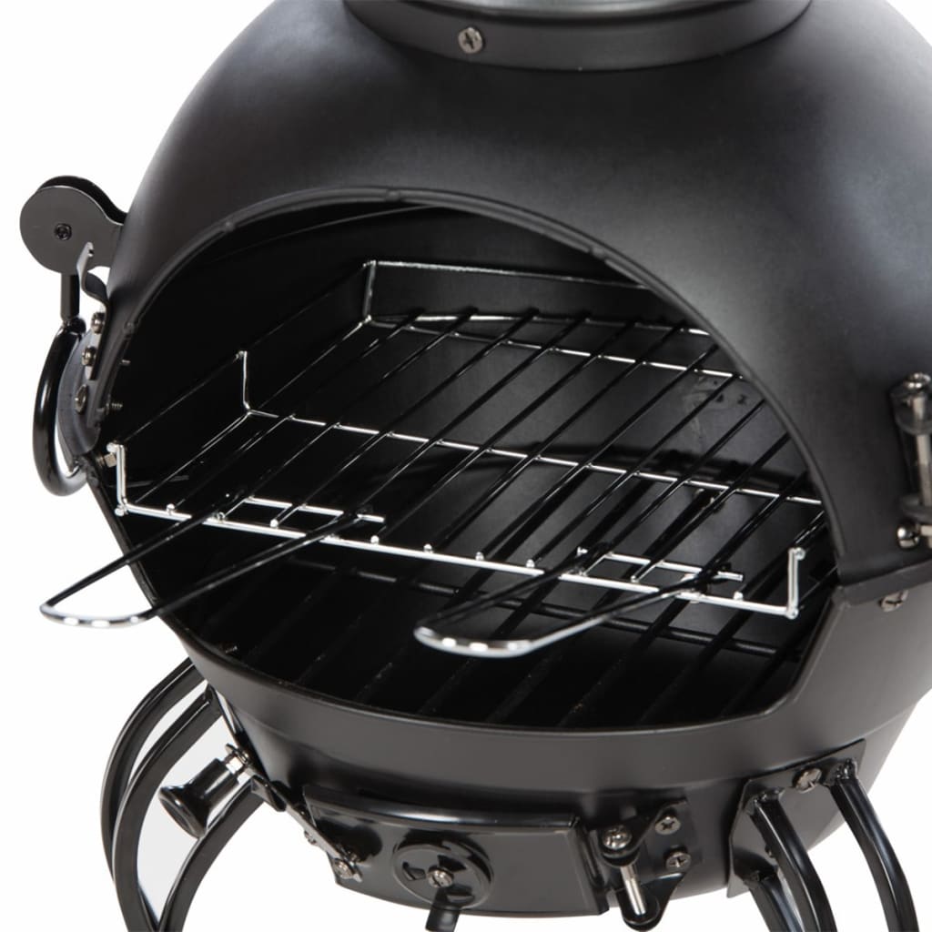 RedFire Tuinhaard met grill Cadiz klassiek staal extra groot 84023