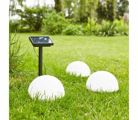 Solar Gartenleuchte Halbkugel