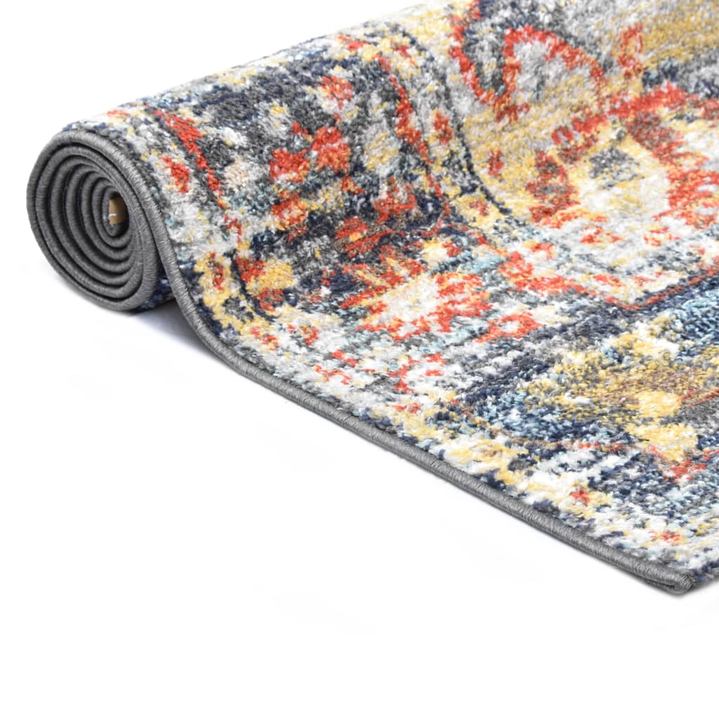 vidaXL Vloerkleed 120x170 cm PP blauw