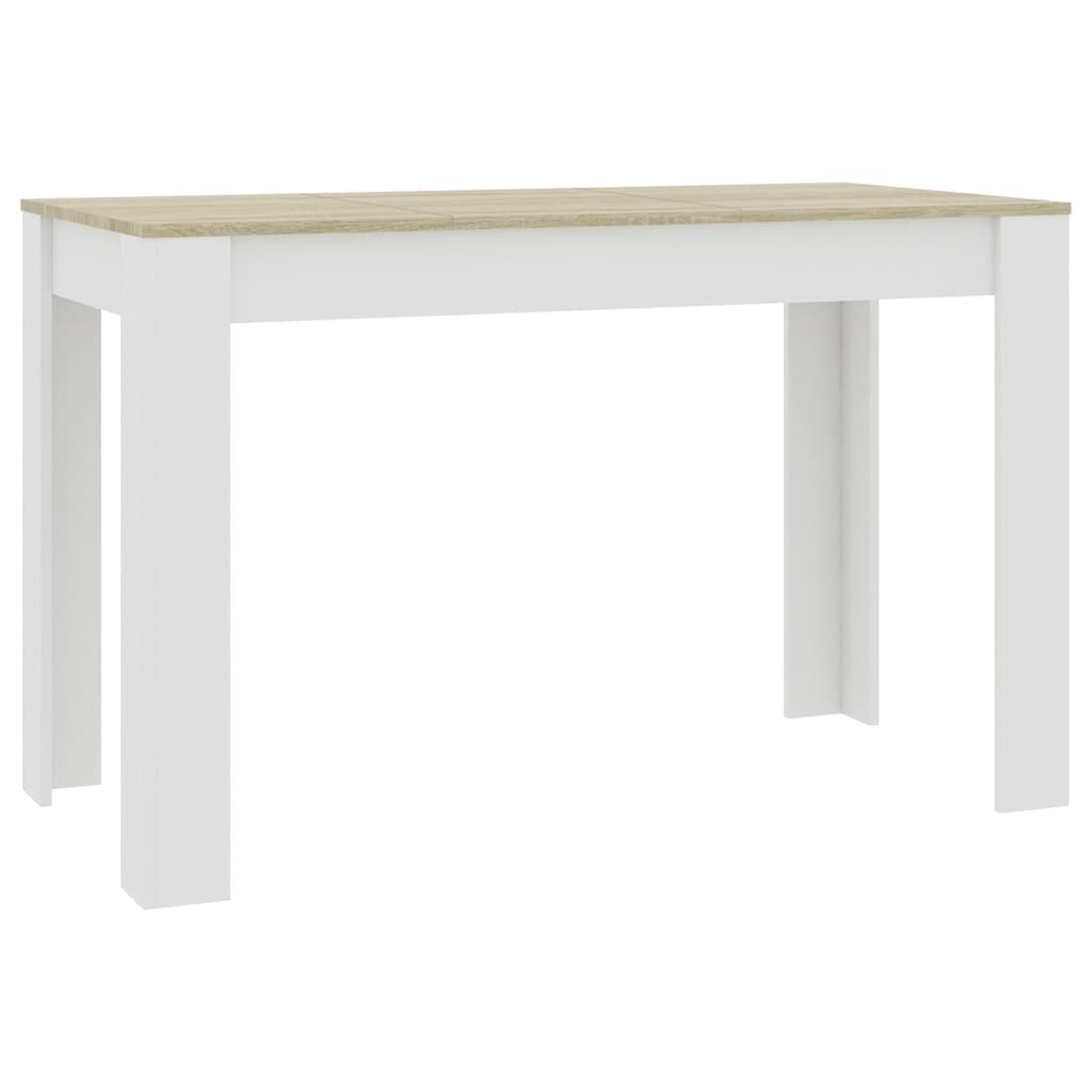 vidaXL Dining Table White and Sonoma Oak 47.2"x23.6"x29.9" Engineered Wood
vidaXL Dining Table White and Sonoma Oak 47.2"x23.6"x29.9" Engineered Wood