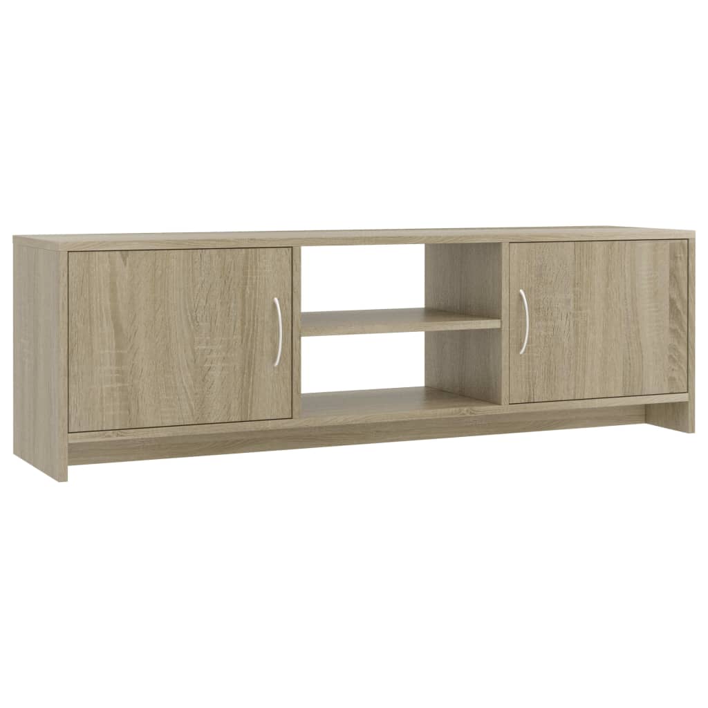 vidaXL TV Cabinet Sonoma Oak 47.2"x11.8"x14.8" Engineered Wood