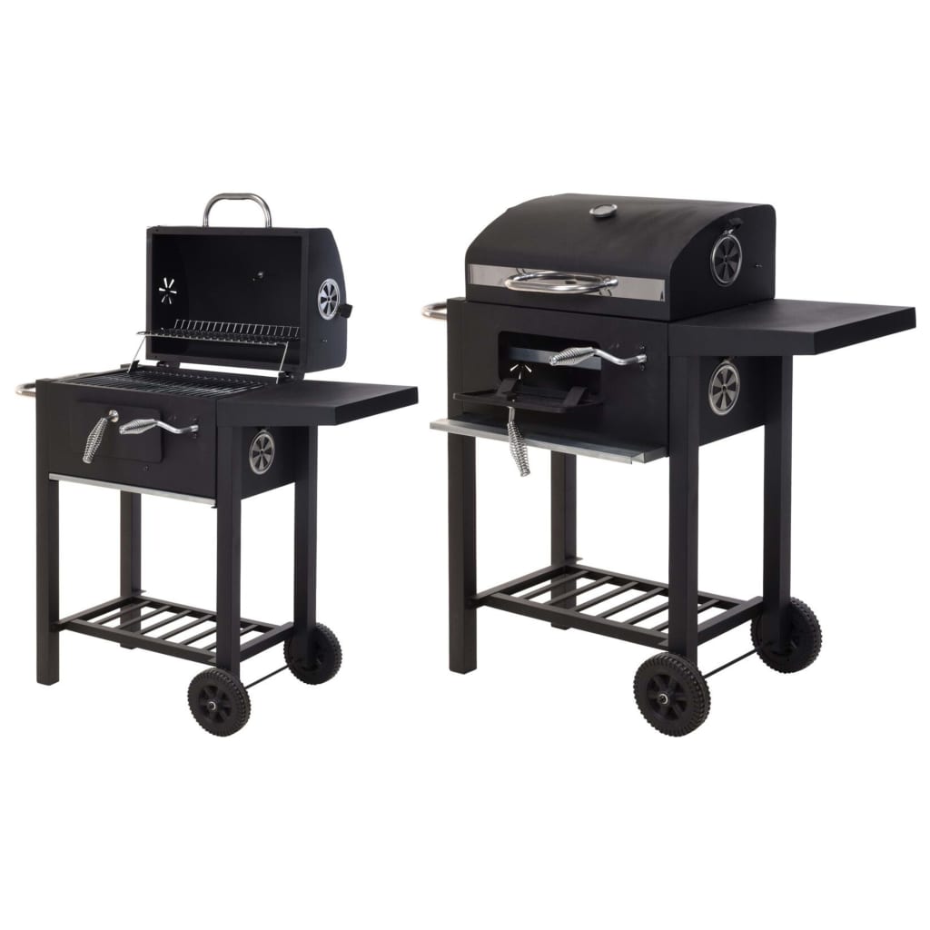 ProGarden Houtskoolbarbecue matzwart
