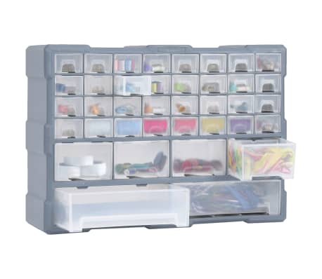 VidaXL Multi Schubladen Organizer Mit 40 Schubladen 52x16x37 5 Cm