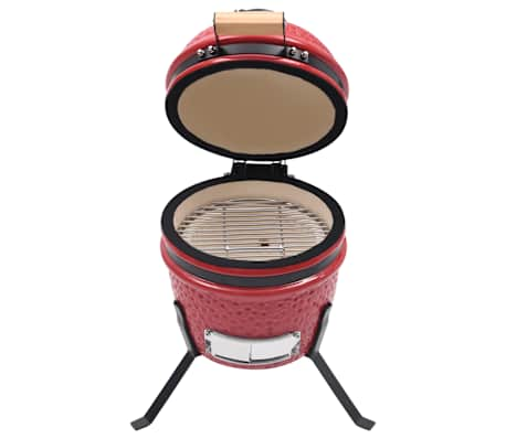 Vidaxl Barbecue Fumoir Kamado En C Ramique Cm Rouge Vidaxl Ch