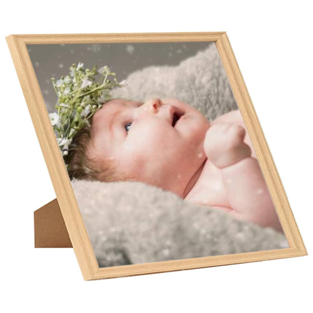 vidaXL Fotolijsten 5 st voor wand of tafel 20x20 cm lichteikenkleurig