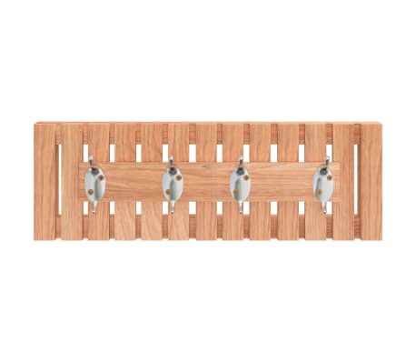 VidaXL Perchero De Pared Madera Maciza De Nogal 42x8 5x14 Cm VidaXL Es