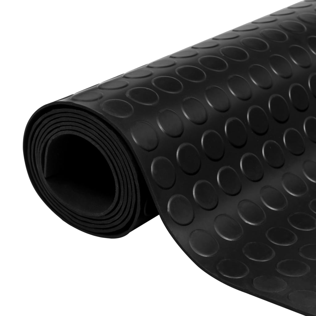 rubber floor mat anti-slip with dots 7" x 3"