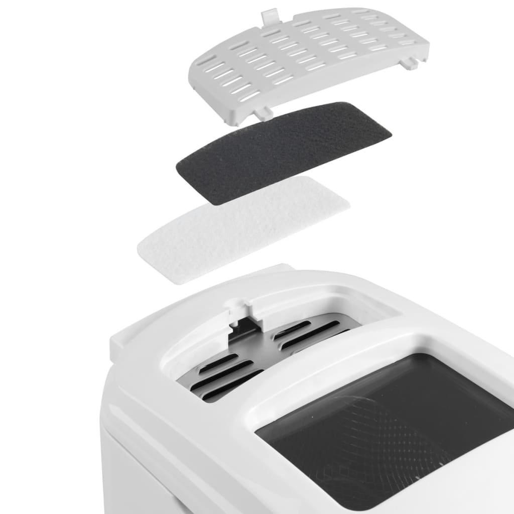 Bestron Friteuse 3 L blanche ADF3000 1800 W avec un panier Friteuse électrique