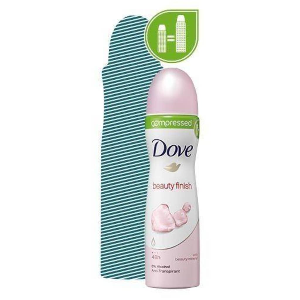 Dove compressed Beauty Finish 48h Anti-Transpirant Spray - 75ml