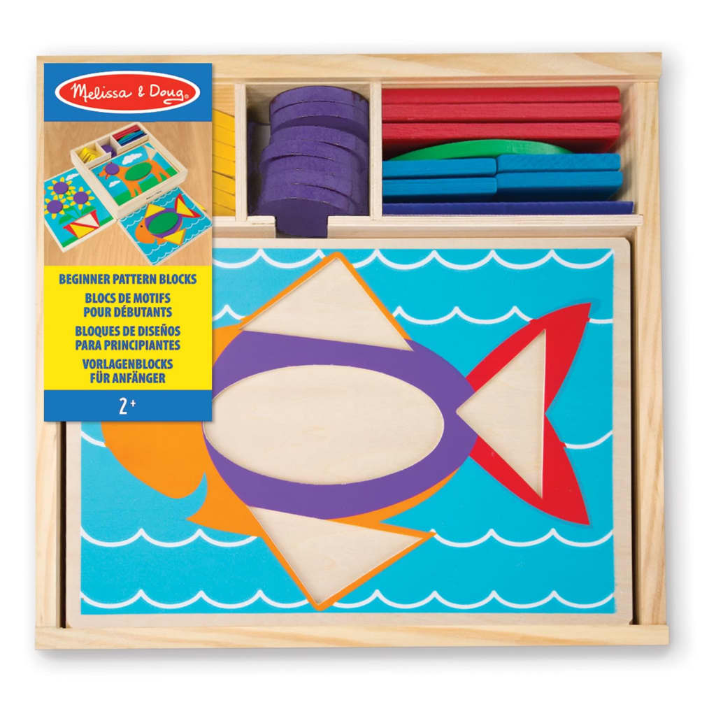 Afbeelding Melissa & Doug houten vormenspel dieren 27 x 27 x 6 cm door Vidaxl.nl