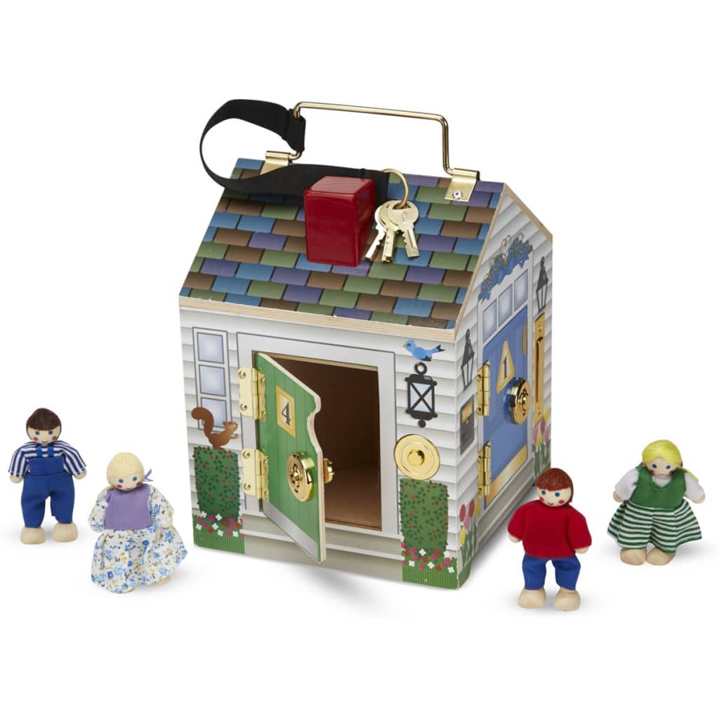 Afbeelding Melissa & Doug deurbelhuisje 13-delig door Vidaxl.nl