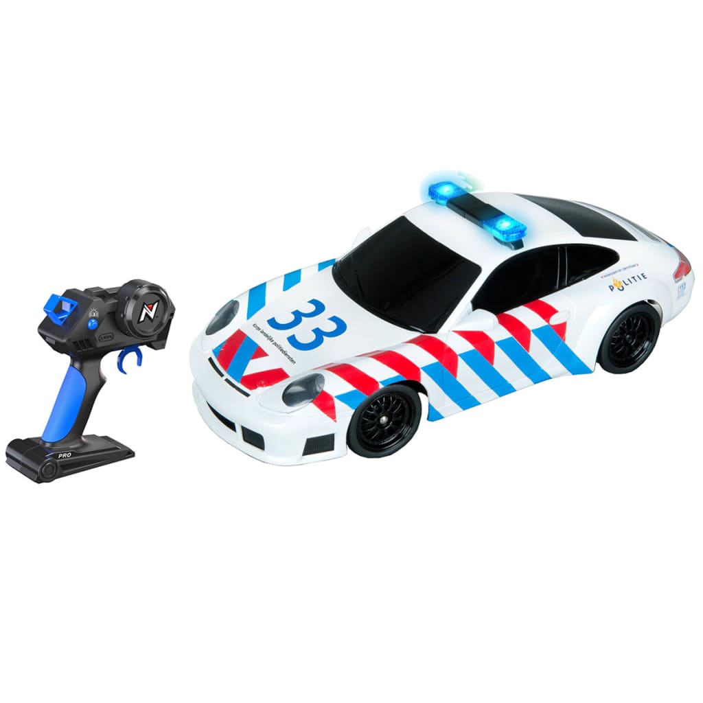 Nikko Radio-gecontroleerde Toy Car Police Porsche 1:16 20098