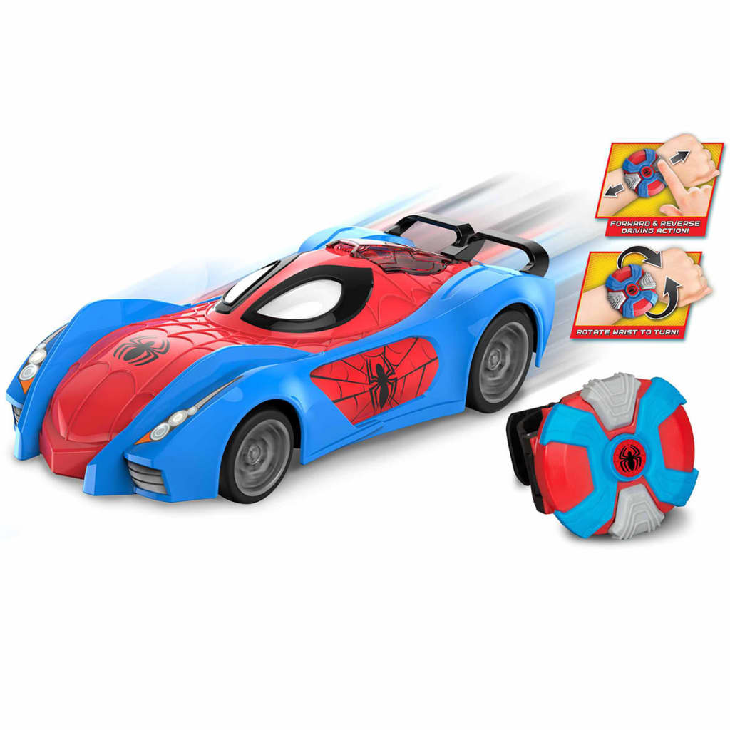 

Marvel Op afstandbestuurbare auto Spider-Man rood en blauw 77001