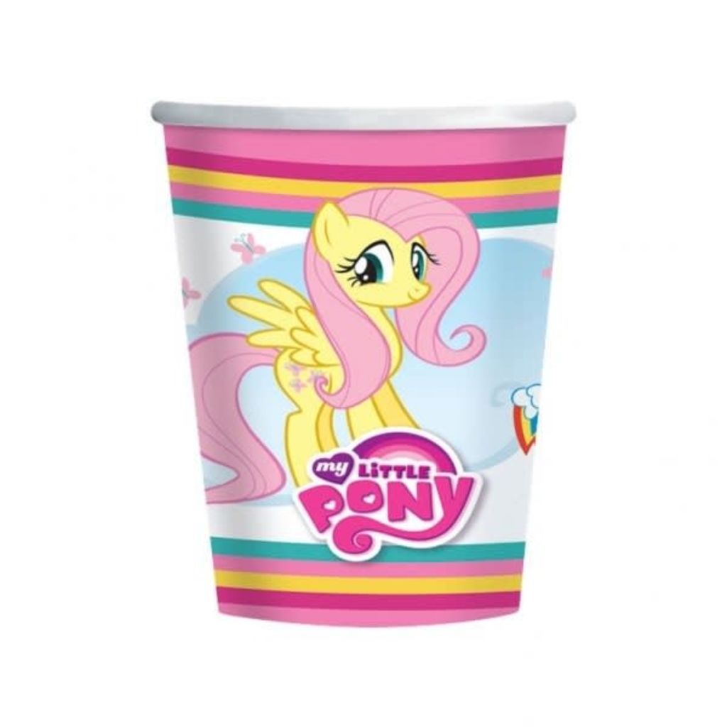 My Little Pony feestbekers 250 ml 8 stuks roze