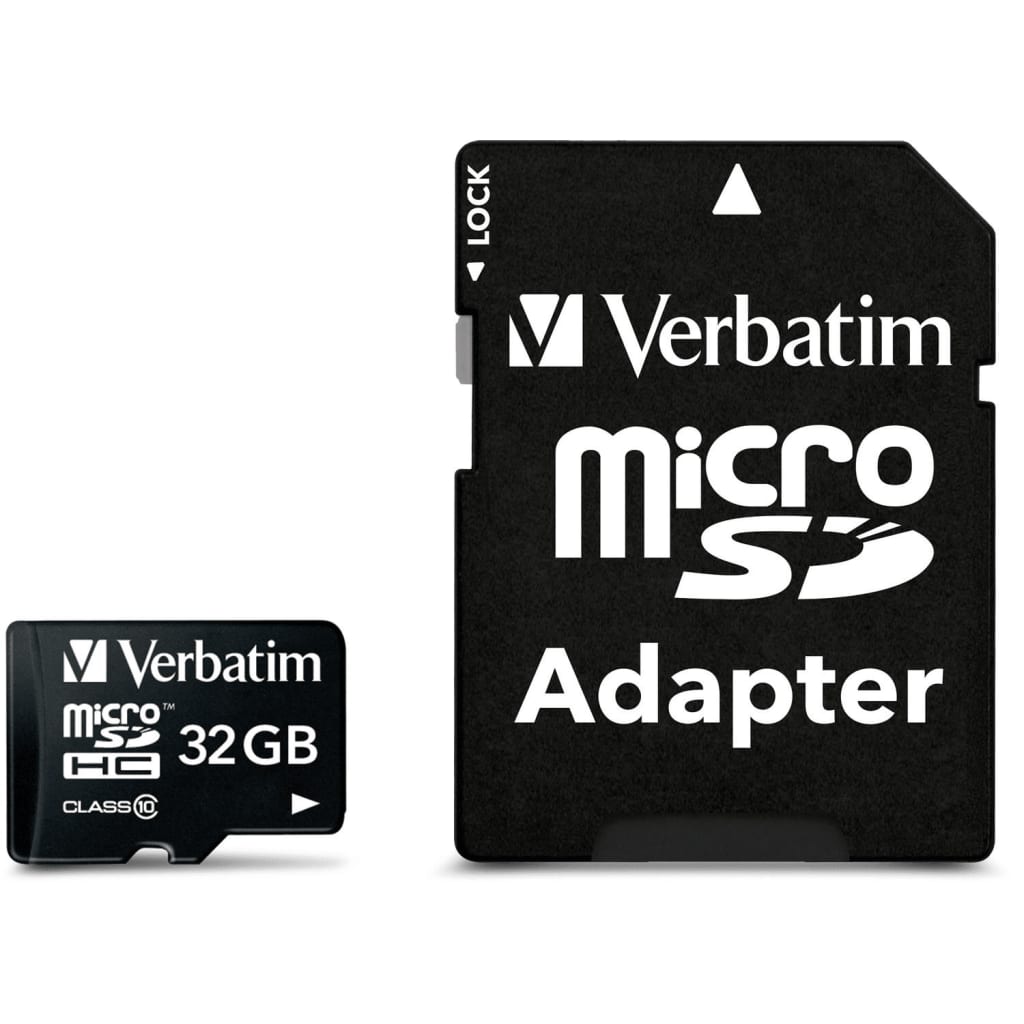 Afbeelding Verbatim MICRO SDHC 32GB - CLASS 10 Adapt door Vidaxl.nl