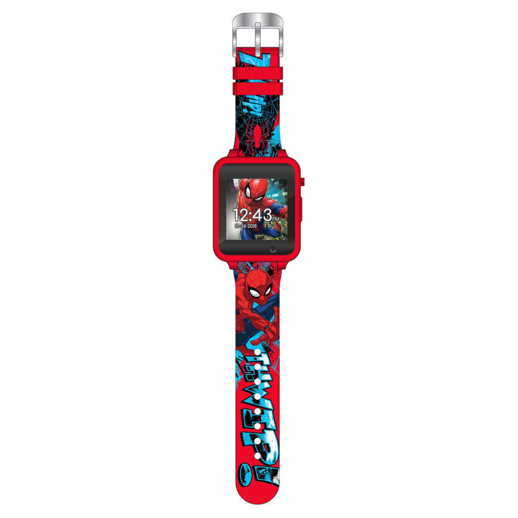 Accutime Montre intelligente pour enfants Spiderman Rouge