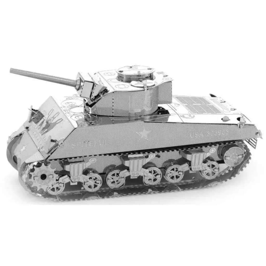Metal Earth constructie speelgoed Sherman Tank