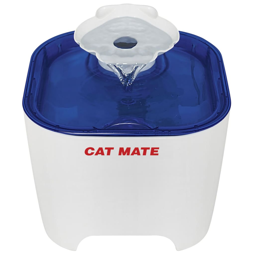 

Kerbl Huisdierenfontein Cat Mate 19x19x14,5 cm wit en blauw