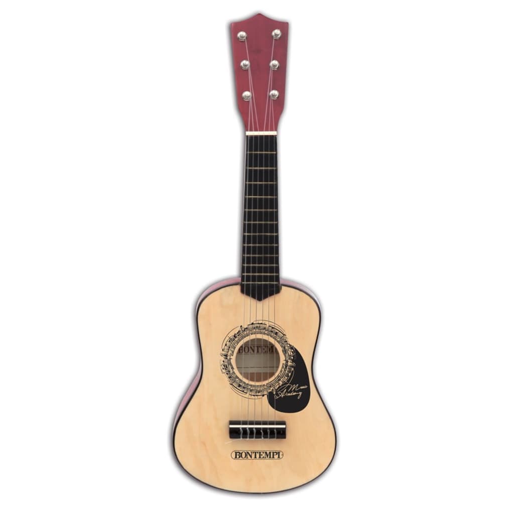 Bontempi houten gitaar met 6 snaren 55 cm