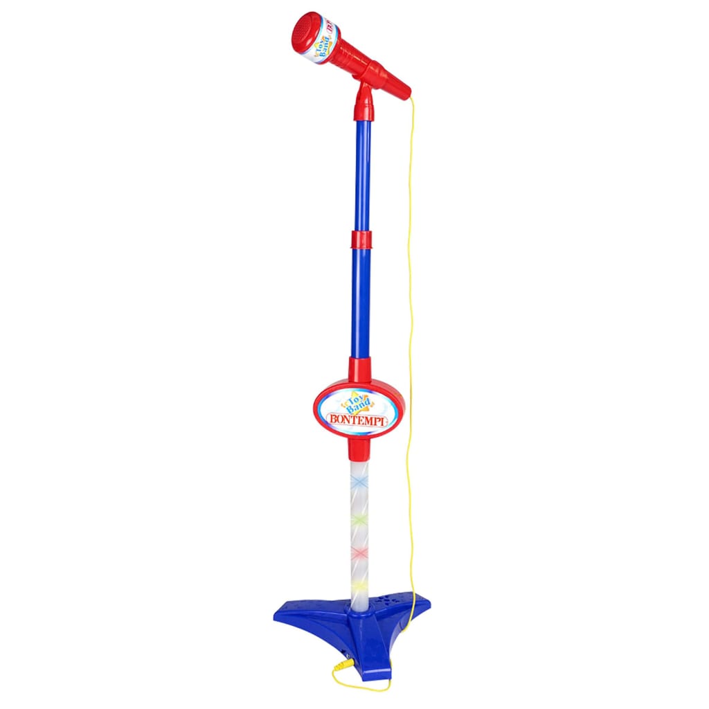 Bontempi microfoon met lichteffect 41 cm wit