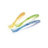 NUBY-Lot de 3 cuilleres longue