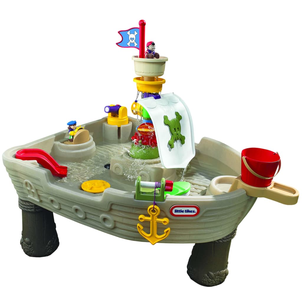 Little Tikes Barco pirata de juguete con ancla, marca Unisex Marrón