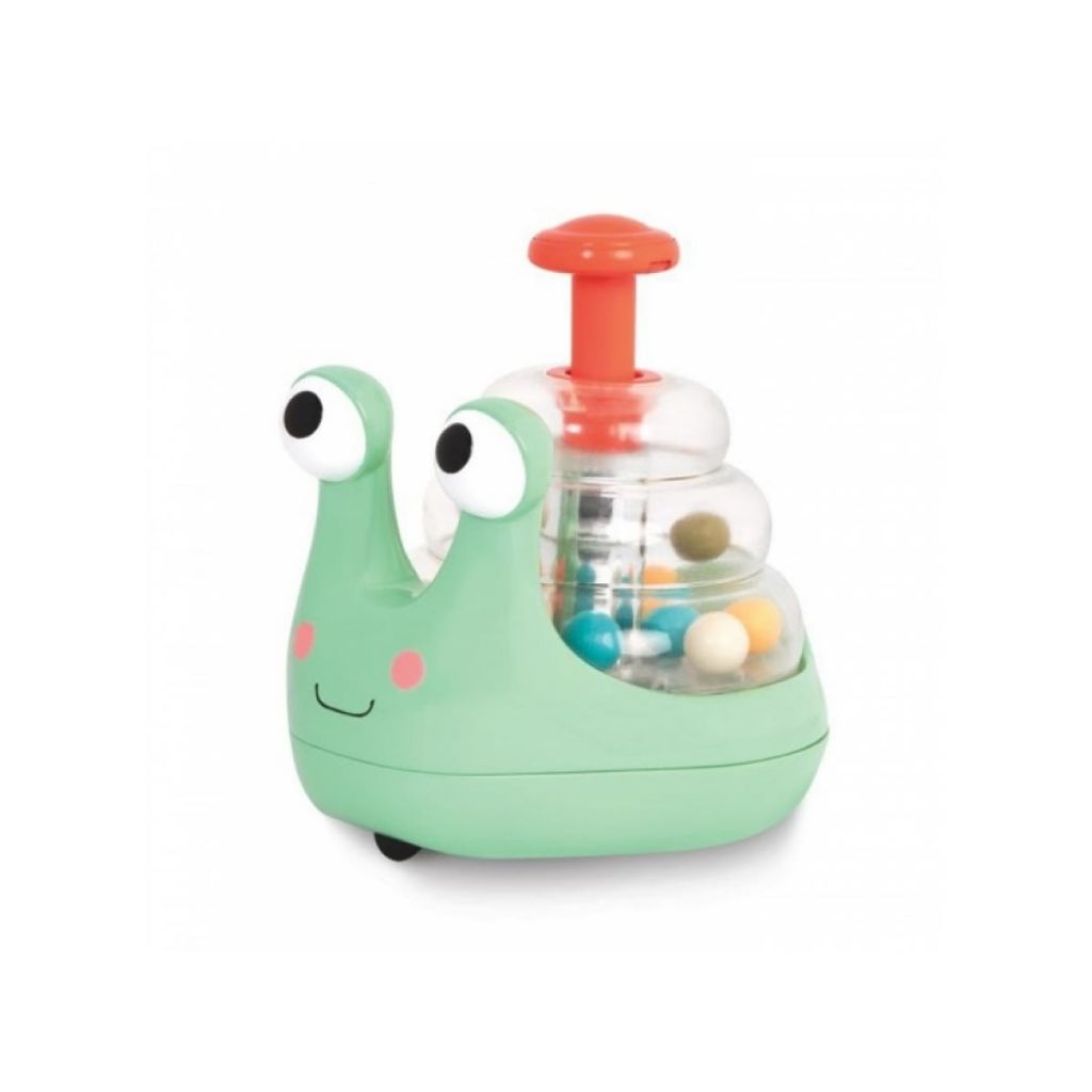 B.Toys Rolling light-up snail popper Slakkentol met lichtjes