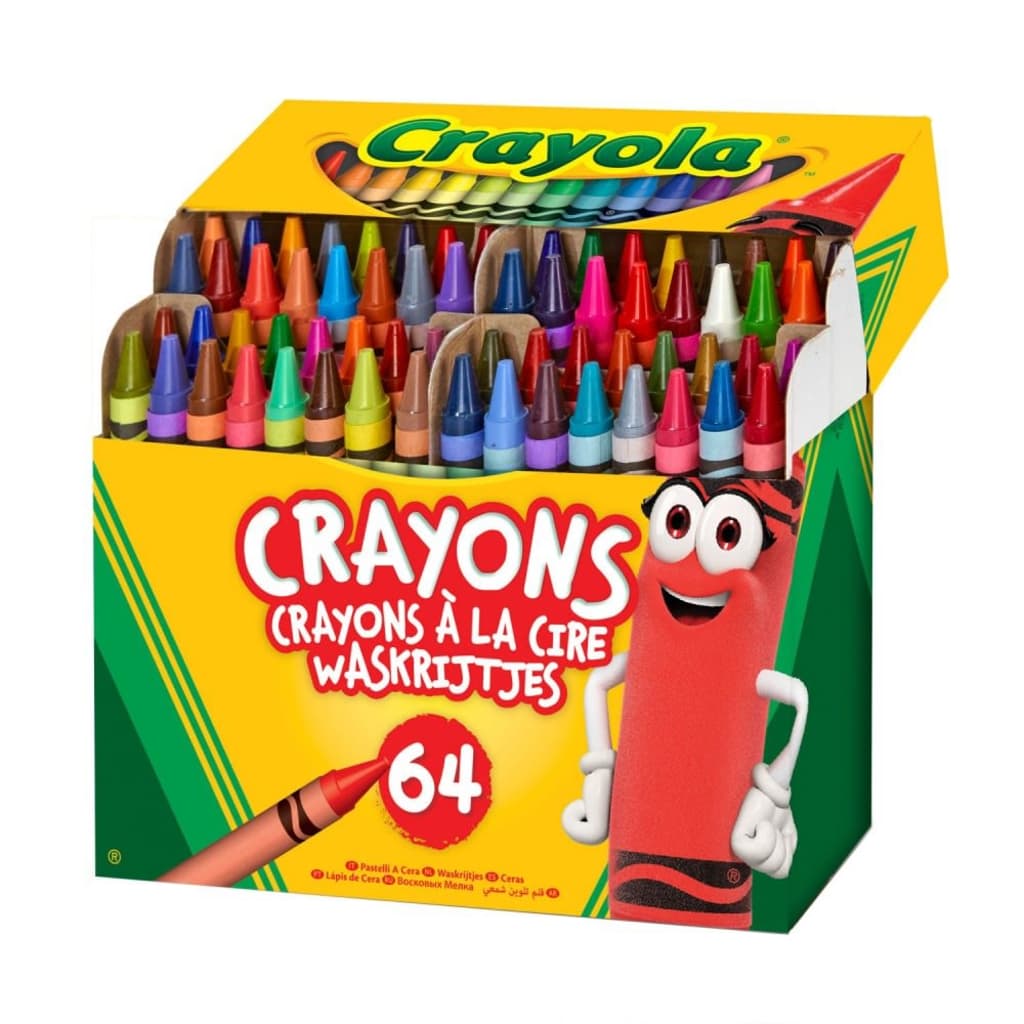 Afbeelding Crayola waskrijtjes 64 stuks door Vidaxl.nl