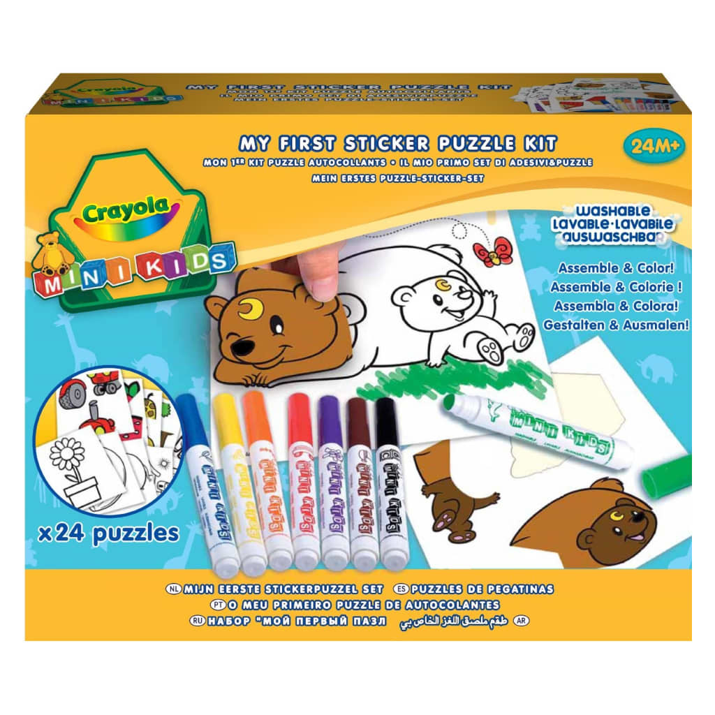 Crayola Mini Kids: stickerpuzzel set