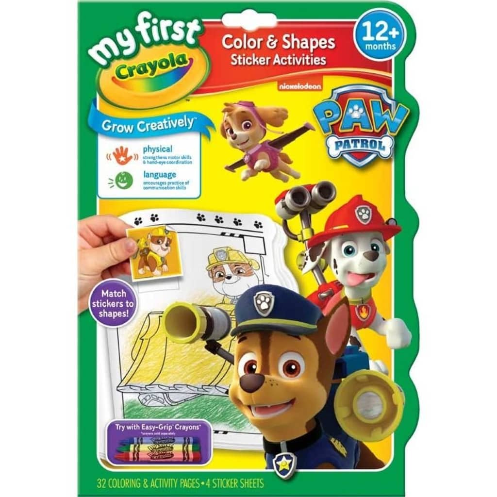 Crayola kleur & stickerboek Paw Patrol