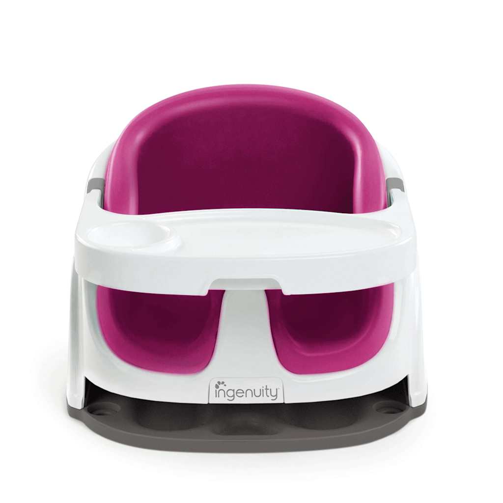 

Ingenuity Baby Base 2-in-1 Stoelverhoger donkerroze K10866