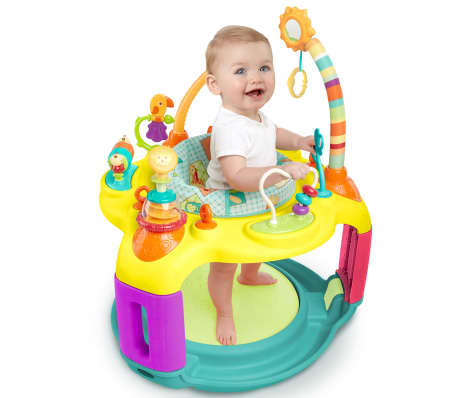 Bright Starts Activity Saucer Springin' Safari Bounce-A-Round K60266 ...