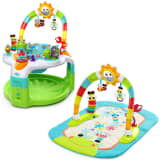 Bright Starts Spielcenter und Lauflernhilfe Laugh & Lights Grün K60539