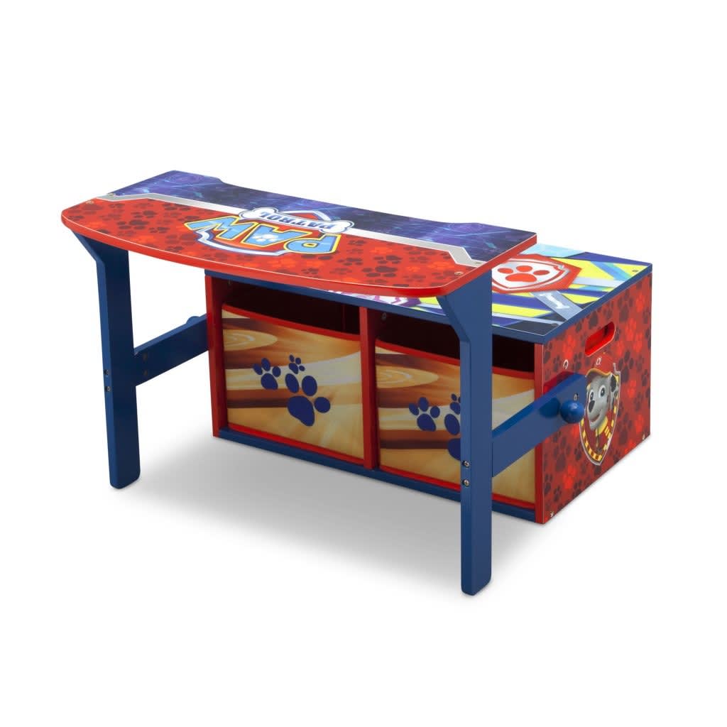 Afbeelding Delta Kids Paw Patrol bank 3-in-1 hout ro/bl 62 x 43 x 43 cm door Vidaxl.nl